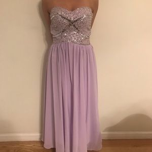 Prom Dress, Light Purple.Custom  Made 👗